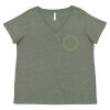 Curvy Collection Women's Fine Jersey V-Neck Tee Thumbnail