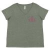 Curvy Collection Women's Fine Jersey V-Neck Tee Thumbnail