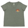 Curvy Collection Women's Fine Jersey V-Neck Tee Thumbnail