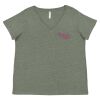 Curvy Collection Women's Fine Jersey V-Neck Tee Thumbnail