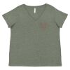 Curvy Collection Women's Fine Jersey V-Neck Tee Thumbnail