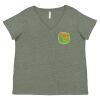 Curvy Collection Women's Fine Jersey V-Neck Tee Thumbnail