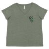 Curvy Collection Women's Fine Jersey V-Neck Tee Thumbnail