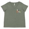 Curvy Collection Women's Fine Jersey V-Neck Tee Thumbnail