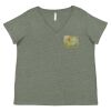 Curvy Collection Women's Fine Jersey V-Neck Tee Thumbnail