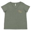 Curvy Collection Women's Fine Jersey V-Neck Tee Thumbnail