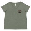 Curvy Collection Women's Fine Jersey V-Neck Tee Thumbnail