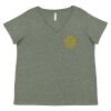 Curvy Collection Women's Fine Jersey V-Neck Tee Thumbnail