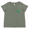 Curvy Collection Women's Fine Jersey V-Neck Tee Thumbnail