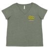 Curvy Collection Women's Fine Jersey V-Neck Tee Thumbnail