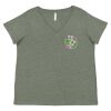 Curvy Collection Women's Fine Jersey V-Neck Tee Thumbnail