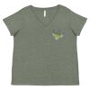 Curvy Collection Women's Fine Jersey V-Neck Tee Thumbnail