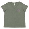 Curvy Collection Women's Fine Jersey V-Neck Tee Thumbnail