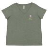 Curvy Collection Women's Fine Jersey V-Neck Tee Thumbnail