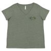 Curvy Collection Women's Fine Jersey V-Neck Tee Thumbnail