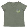 Curvy Collection Women's Fine Jersey V-Neck Tee Thumbnail