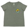 Curvy Collection Women's Fine Jersey V-Neck Tee Thumbnail