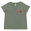 Curvy Collection Women's Fine Jersey V-Neck Tee Thumbnail
