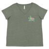 Curvy Collection Women's Fine Jersey V-Neck Tee Thumbnail