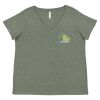 Curvy Collection Women's Fine Jersey V-Neck Tee Thumbnail