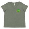 Curvy Collection Women's Fine Jersey V-Neck Tee Thumbnail