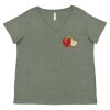 Curvy Collection Women's Fine Jersey V-Neck Tee Thumbnail