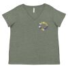 Curvy Collection Women's Fine Jersey V-Neck Tee Thumbnail