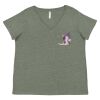Curvy Collection Women's Fine Jersey V-Neck Tee Thumbnail
