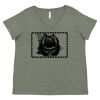 Curvy Collection Women's Fine Jersey V-Neck Tee Thumbnail