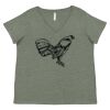 Curvy Collection Women's Fine Jersey V-Neck Tee Thumbnail