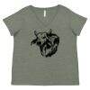 Curvy Collection Women's Fine Jersey V-Neck Tee Thumbnail