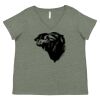 Curvy Collection Women's Fine Jersey V-Neck Tee Thumbnail