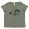Curvy Collection Women's Fine Jersey V-Neck Tee Thumbnail