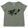 Curvy Collection Women's Fine Jersey V-Neck Tee Thumbnail