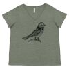 Curvy Collection Women's Fine Jersey V-Neck Tee Thumbnail
