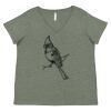 Curvy Collection Women's Fine Jersey V-Neck Tee Thumbnail