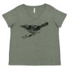 Curvy Collection Women's Fine Jersey V-Neck Tee Thumbnail
