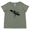 Curvy Collection Women's Fine Jersey V-Neck Tee Thumbnail