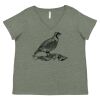 Curvy Collection Women's Fine Jersey V-Neck Tee Thumbnail