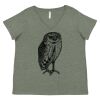 Curvy Collection Women's Fine Jersey V-Neck Tee Thumbnail