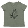 Curvy Collection Women's Fine Jersey V-Neck Tee Thumbnail
