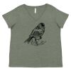 Curvy Collection Women's Fine Jersey V-Neck Tee Thumbnail