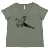 Curvy Collection Women's Fine Jersey V-Neck Tee Thumbnail