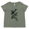 Curvy Collection Women's Fine Jersey V-Neck Tee Thumbnail