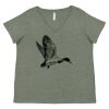 Curvy Collection Women's Fine Jersey V-Neck Tee Thumbnail