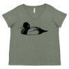 Curvy Collection Women's Fine Jersey V-Neck Tee Thumbnail