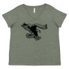 Curvy Collection Women's Fine Jersey V-Neck Tee Thumbnail