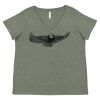 Curvy Collection Women's Fine Jersey V-Neck Tee Thumbnail