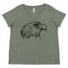 Curvy Collection Women's Fine Jersey V-Neck Tee Thumbnail