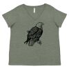 Curvy Collection Women's Fine Jersey V-Neck Tee Thumbnail